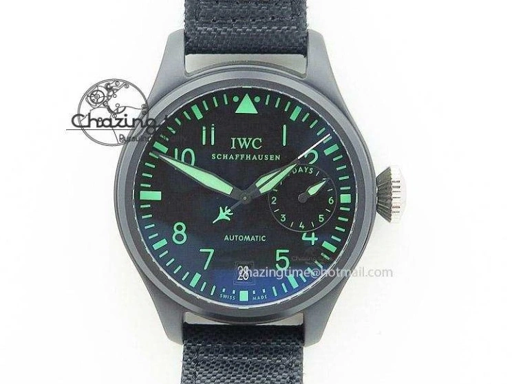 MIROTIME 0423 Pilot Chrono SS AZF 1:1 Best Edition Blue Dial on Brown Leather Strap A TimelessDesign 7060